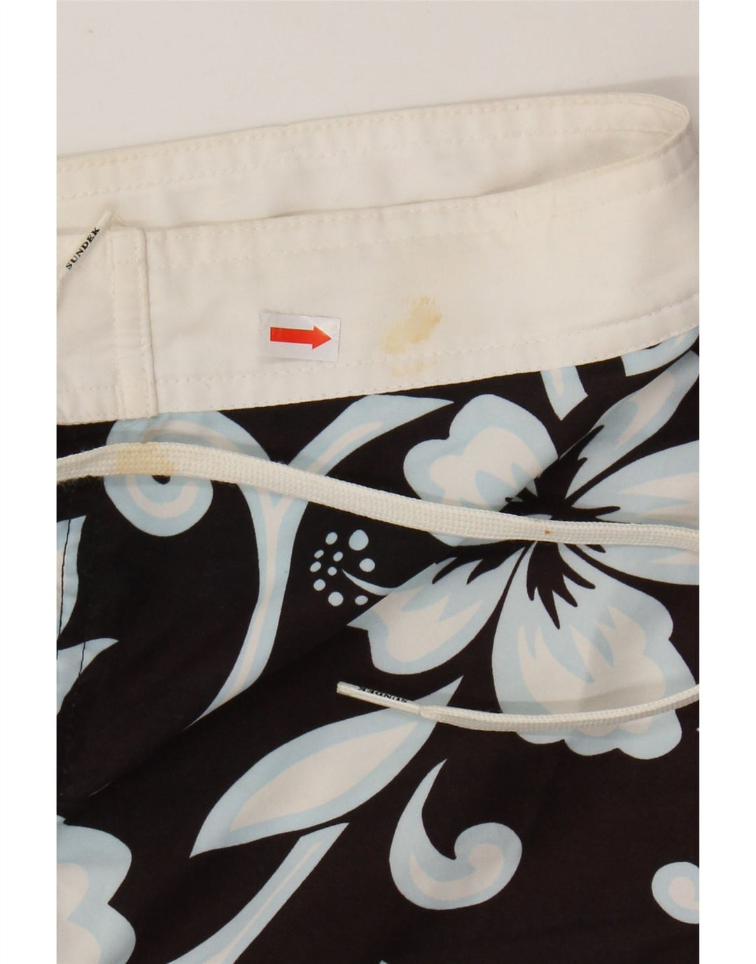 SUNDEK Short de Bain Homme Grand Noir Floral Polyester