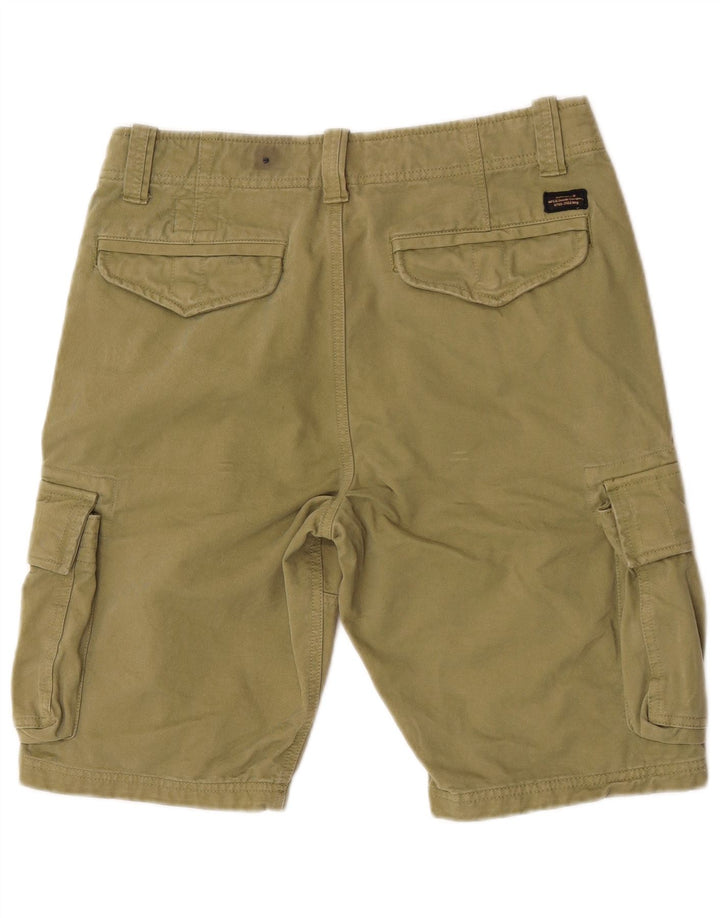 Superdry Short Cargo W32 Homme Kaki Moyen Coton
