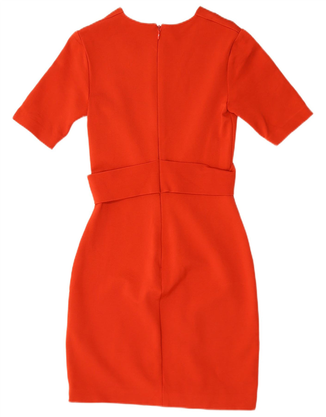Reiss Robe fourreau pour femme UK 8 Petite Viscose Rouge