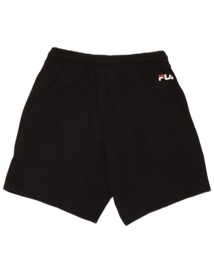 Fila Short de sport graphique homme petit noir coton
