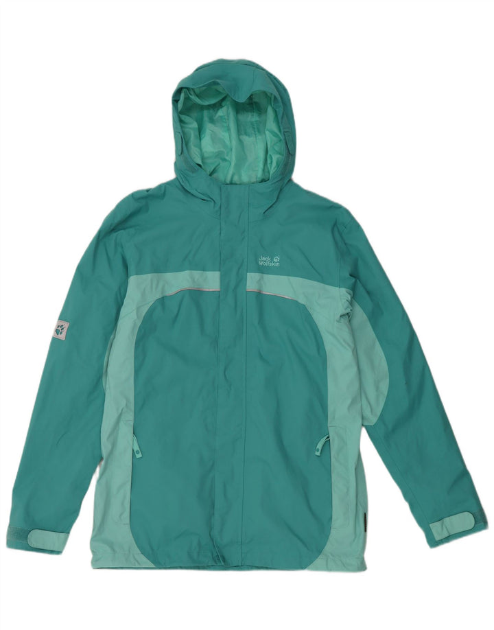 JACK WOLFSKIN Veste coupe-vent garçon 13-14 ans Turquoise Colourblock