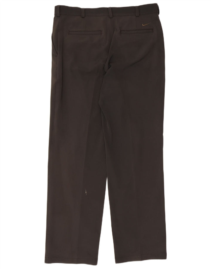 Nike Pantalon chino droit pour homme W34 L32 Noir Polyester