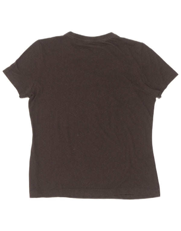 Adidas T-shirt graphique pour femme UK 16/18 Large Noir
