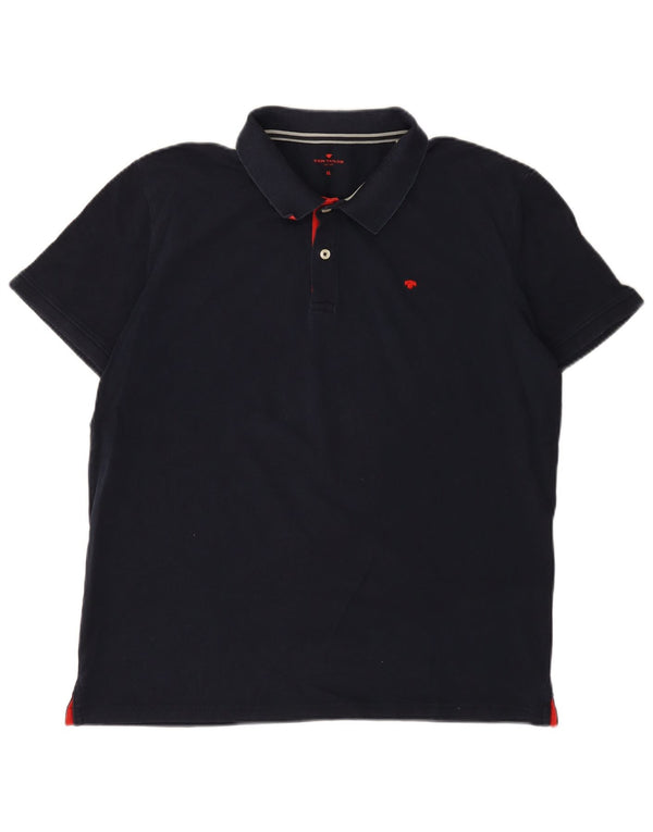 Tom Tailor Polo Homme XL Bleu Marine Coton