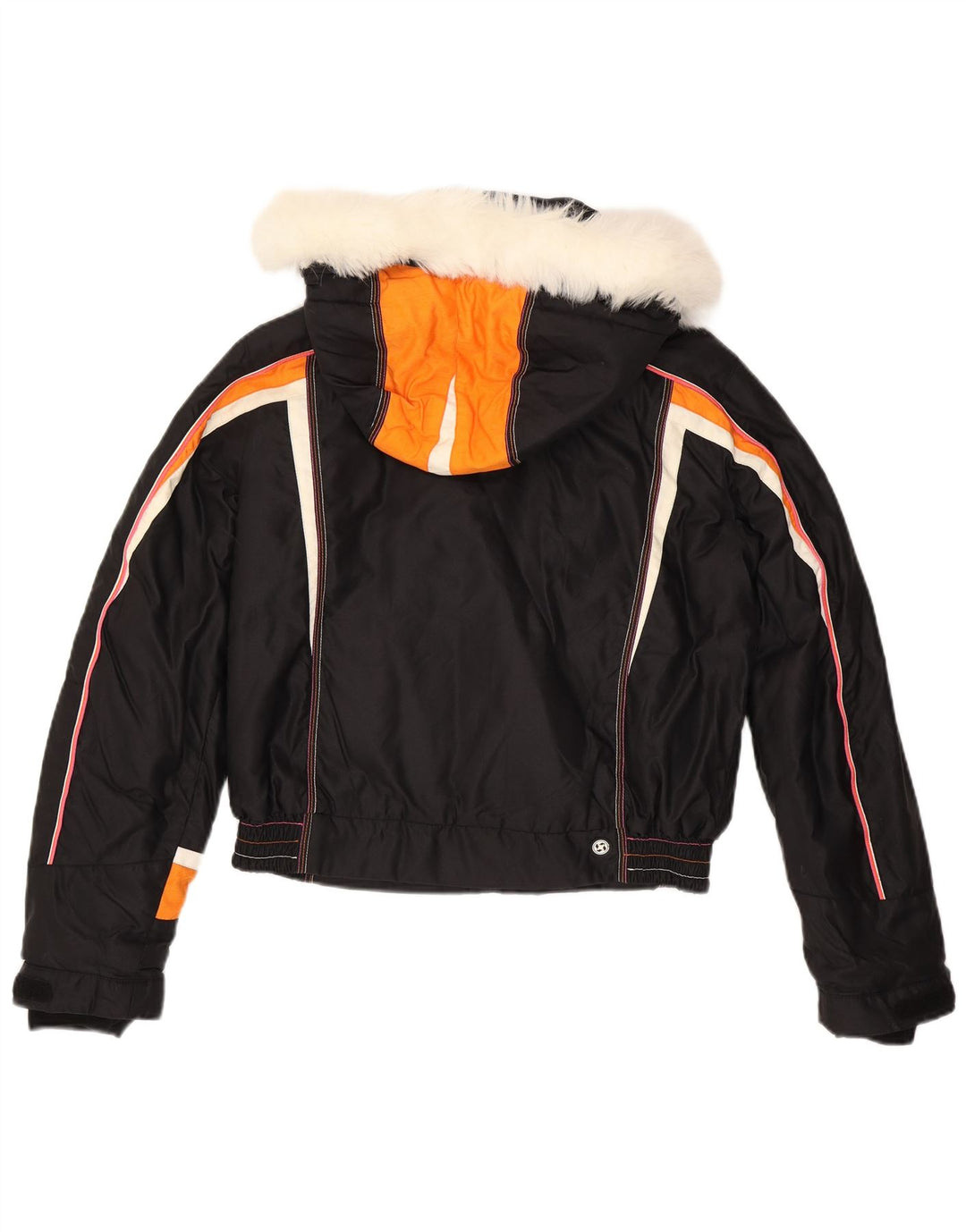 Colmar Veste coupe-vent à capuche pour femme EU 44 2XL Noir Colourblock