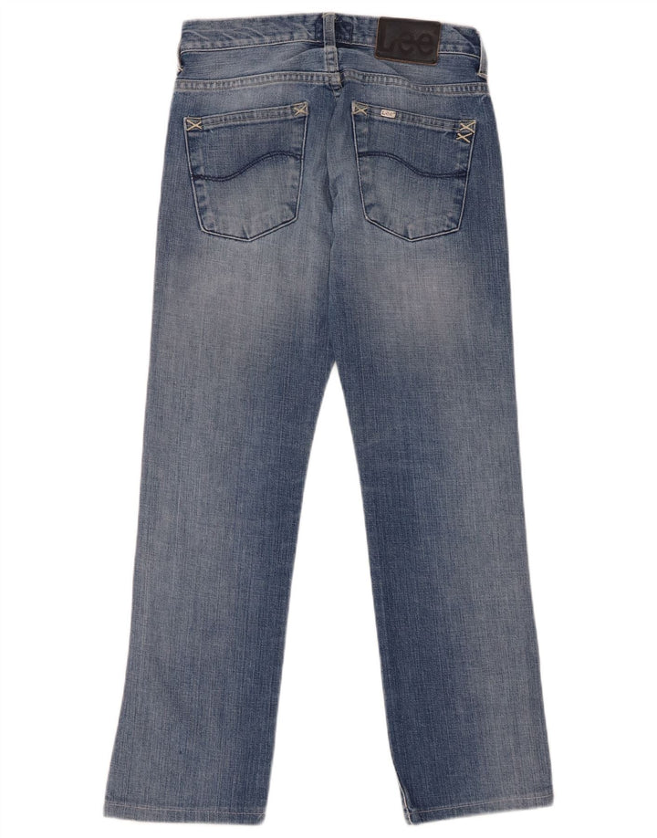 Lee Jean Droit Knox Femme W28 L28 Bleu Coton