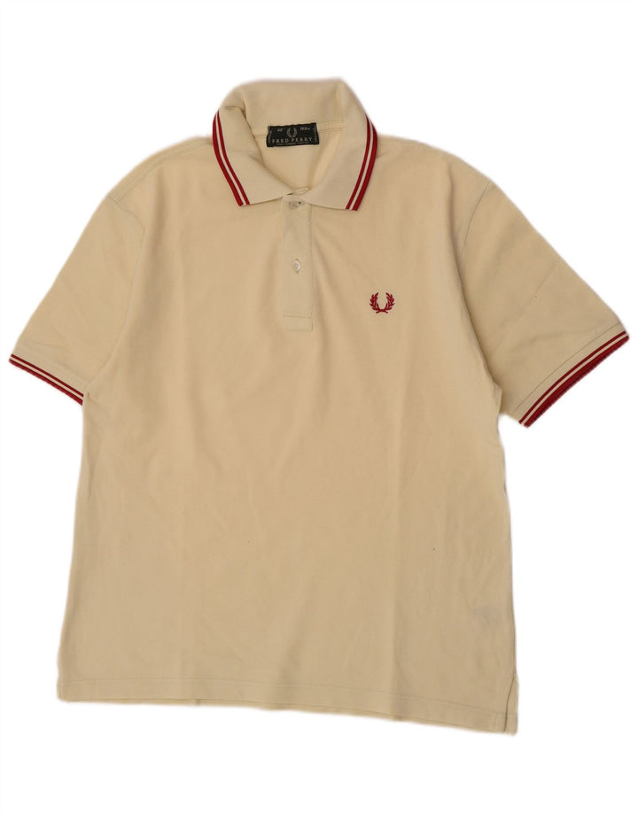 Fred Perry Polo Homme Jaune Moyen Coton