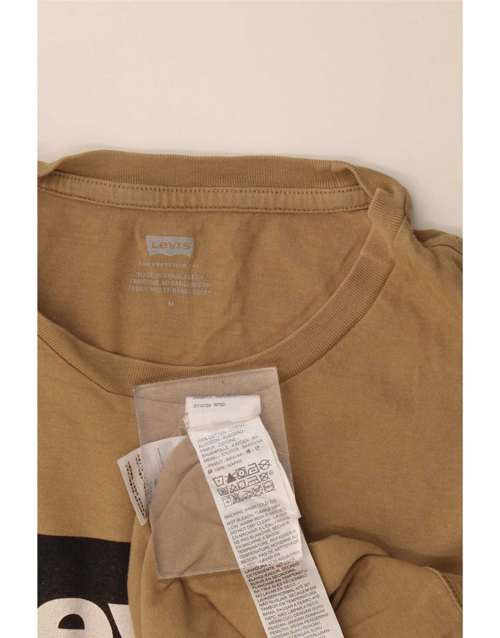 Levi's Tee-Shirt Graphique Homme Beige Moyen Coton