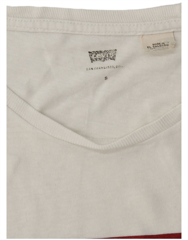 Levi's Tee-Shirt Graphic Homme Petit Blanc