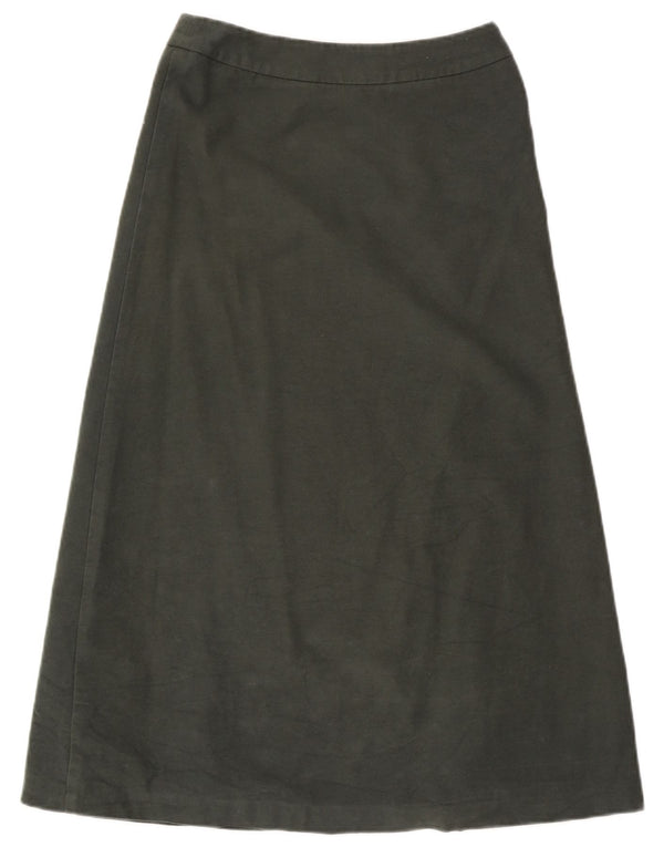Jupe portefeuille taille haute Boden pour femme UK 10 Small W26 Coton vert