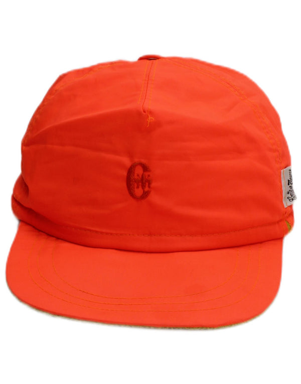 CONTE OF FLORENCE Casquette de Baseball à Rabat d'Oreille pour Homme Grand Orange Polyamide Sports