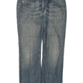 Levi's Jean Droit 570 Vieilli Femme W32 L28 Bleu Coton