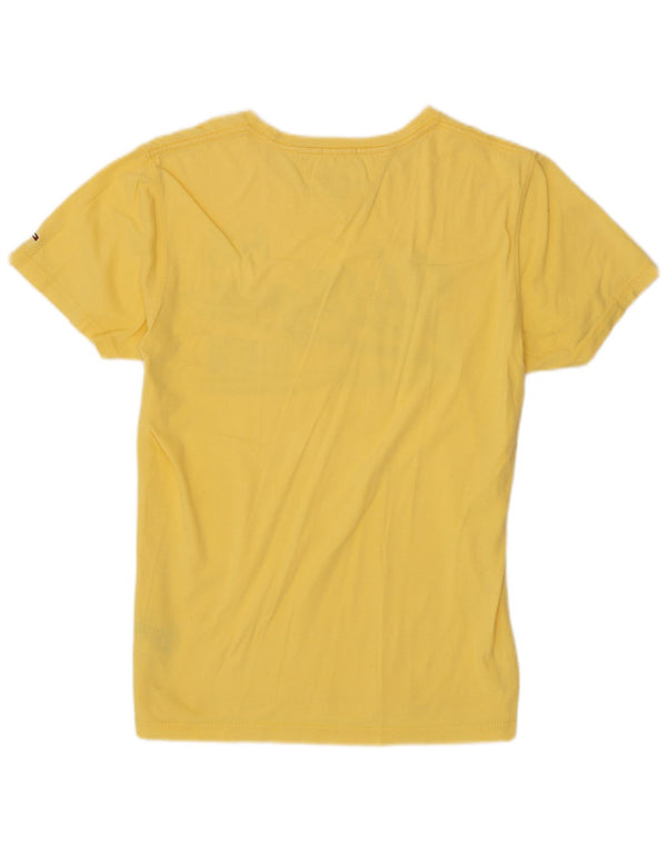 Tommy Hilfiger T-shirt graphique pour hommes, grand jaune, coton