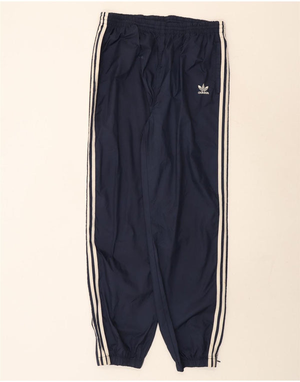 Adidas Pantalon de survêtement pour homme en nylon bleu marine Taille L