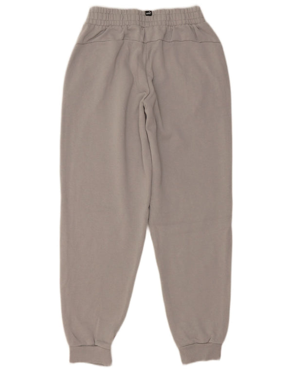 PUMA Pantalon de Survêtement Garçon 13-14 ans Gris Coton