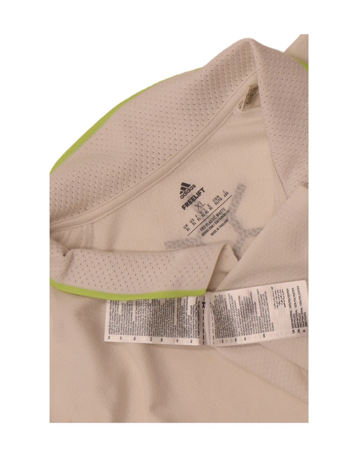 Adidas Homme Aeroready Polo XL Blanc Polyester