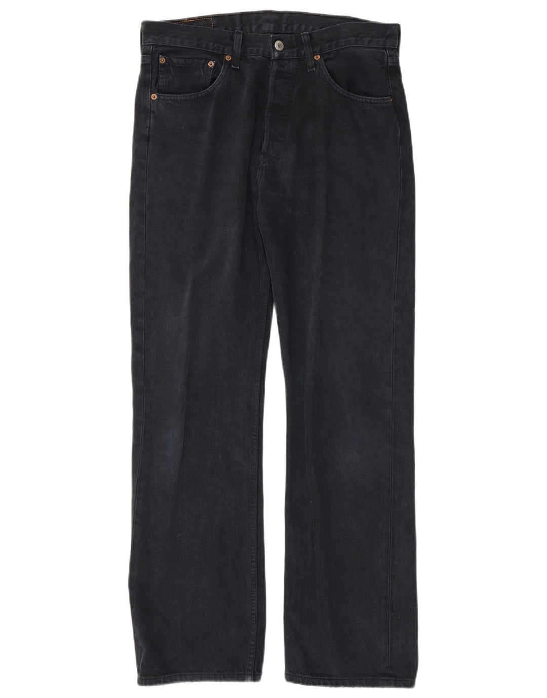 LEVI'S Jean Droit 501 Homme W32 L32 Bleu Marine Coton