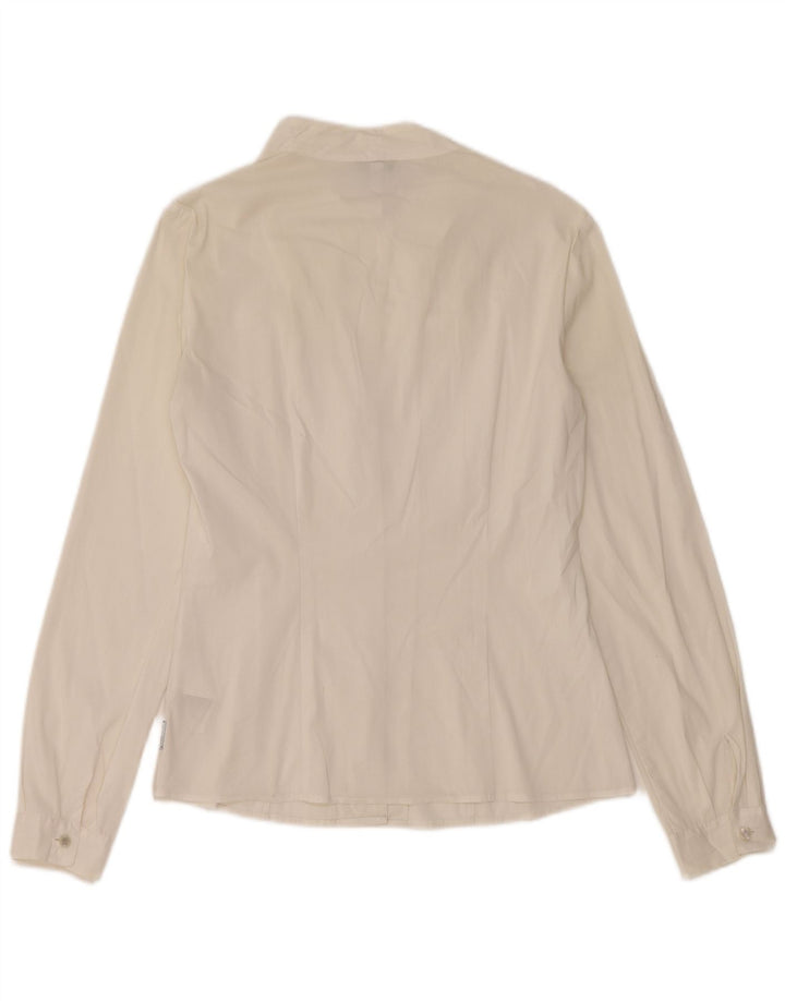 Armani Jeans Chemise Femme US 4 Petit Coton Blanc