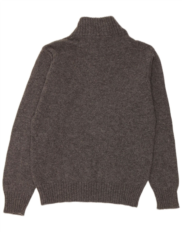 North Sails Pull à col zippé pour homme Large Gris Moucheté