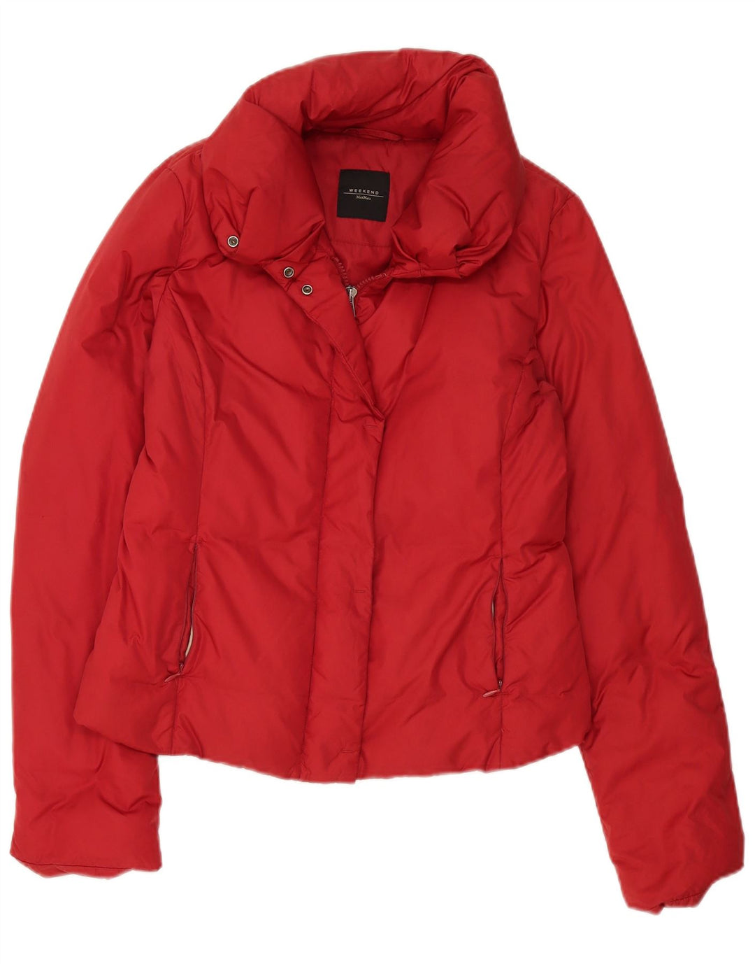 Max Mara Veste rembourrée Weekend pour femme UK 12 Rouge moyen Polyamide