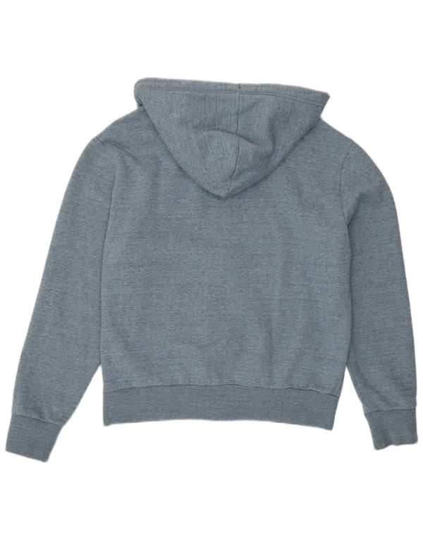 SUPERDRY Pull à capuche zippé pour homme XL Bleu Coton