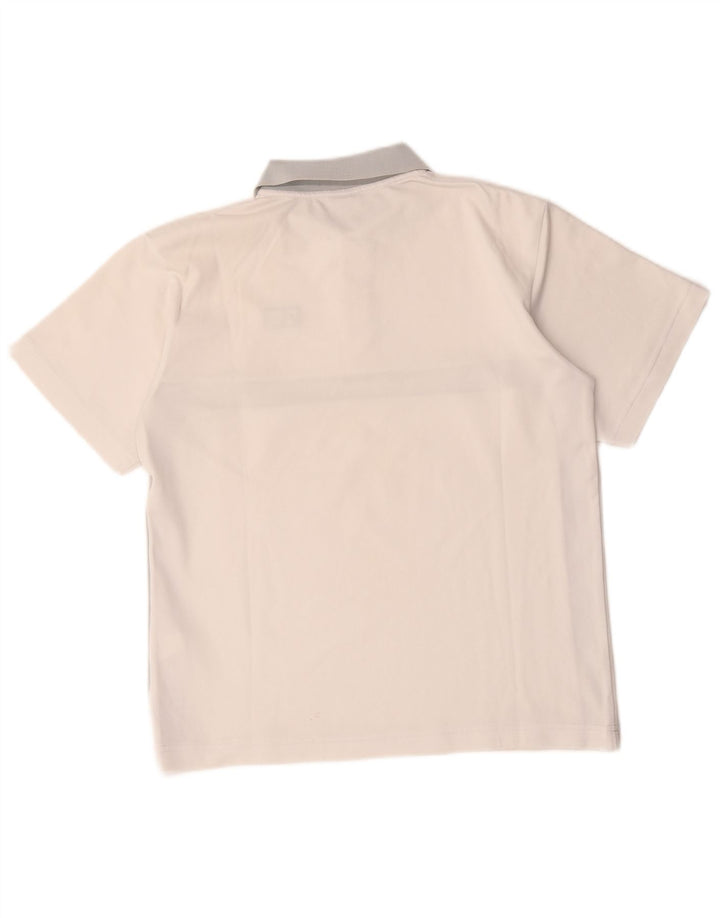Fila Polo Garçon 11-12 ans Polyester Colorblock Blanc Moyen