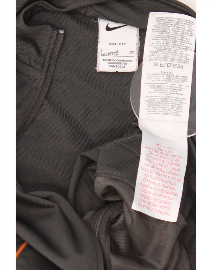 Nike Garçon Dri Fit Survêtement Top Veste 8-9 ans Petit Gris Polyester