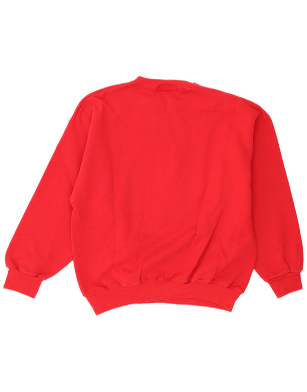 vintage Mens Graphic Sweatshirt Jumper XL Coton Rouge