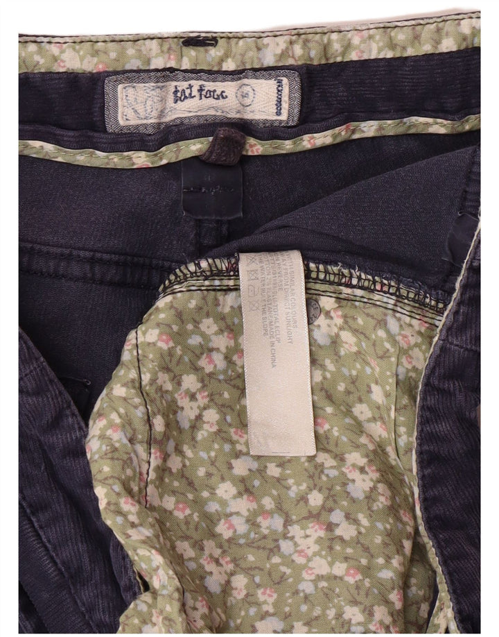 FAT FACE Pantalon bootcut en velours côtelé pour femme UK 14 Large W34 L31 Bleu marine