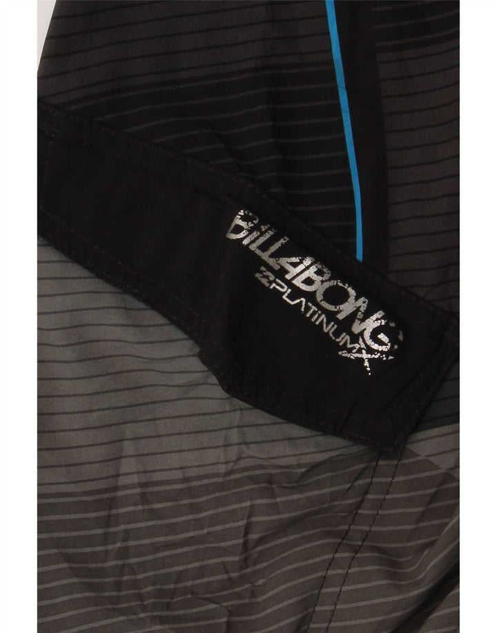 Billabong Short de bain graphique pour homme en polyester géométrique noir moyen