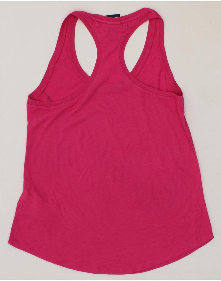 NIKE Womens Graphic Vest Top UK 10 Small Pink Polyester Vintage Nike and Second-Hand Nike from Messina Hembry 