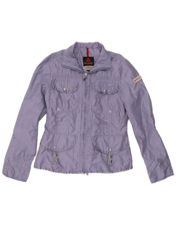 PEUTEREY Veste utilitaire pour femme UK 12 Nylon violet moyen