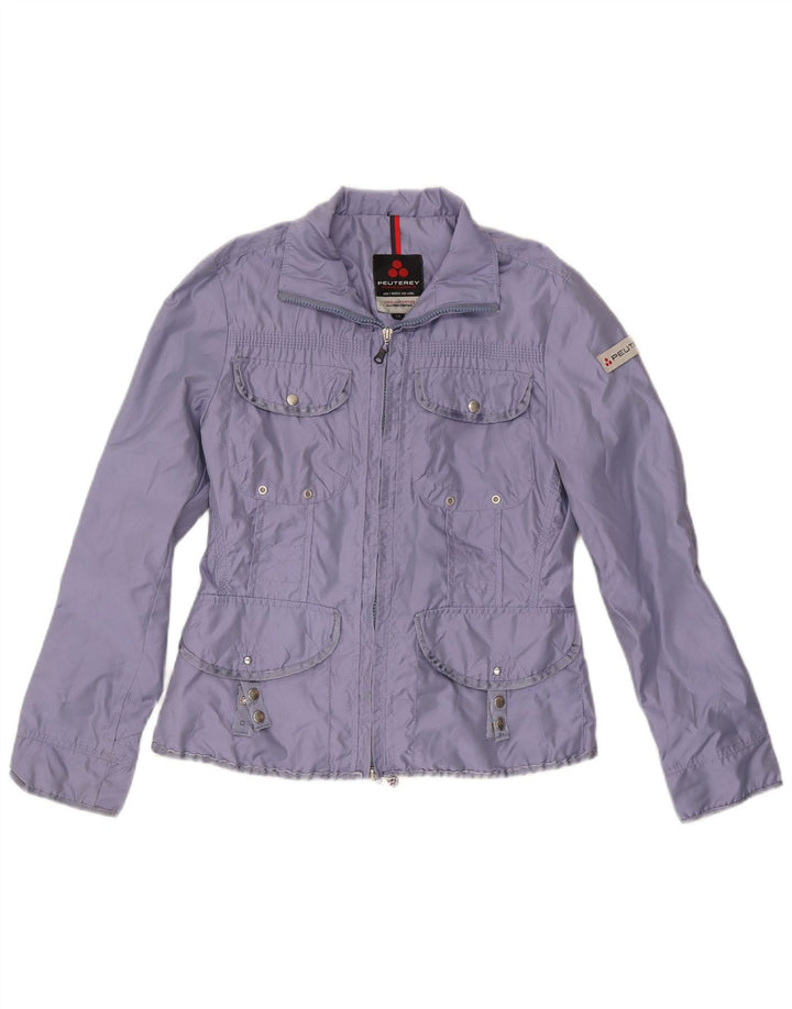 PEUTEREY Veste utilitaire pour femme UK 12 Nylon violet moyen