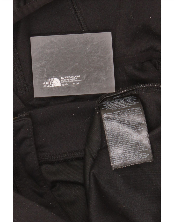 THE NORTH FACE Pull à capuche zippé pour garçon 14-15 ans XL Noir Polyester