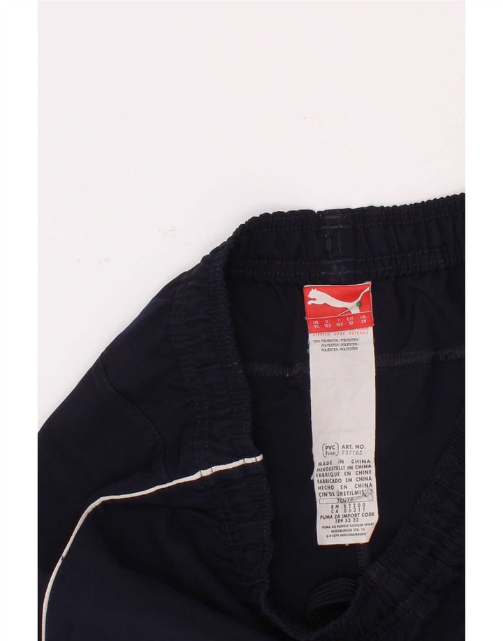 Puma Short de Sport Ireland Garçon 11-12 Ans Bleu Marine Polyester