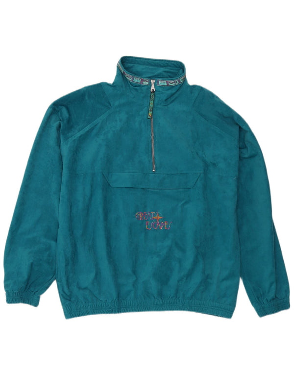 Great Escapes Veste de survêtement pour homme IT 52 Large Turquoise