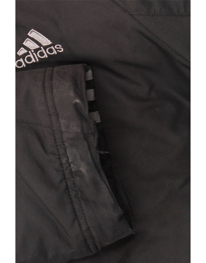 ADIDAS Veste coupe-vent pour hommes UK 40 Large Noir Polyester