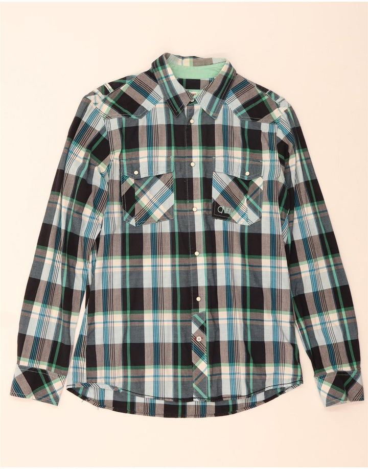 O'Neill Chemise Slim Fit pour hommes en coton à carreaux multicolores