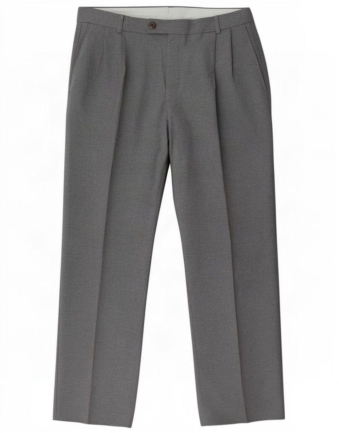Farah Pantalon de costume à chevilles pour homme W34 L31 Gris Polyester