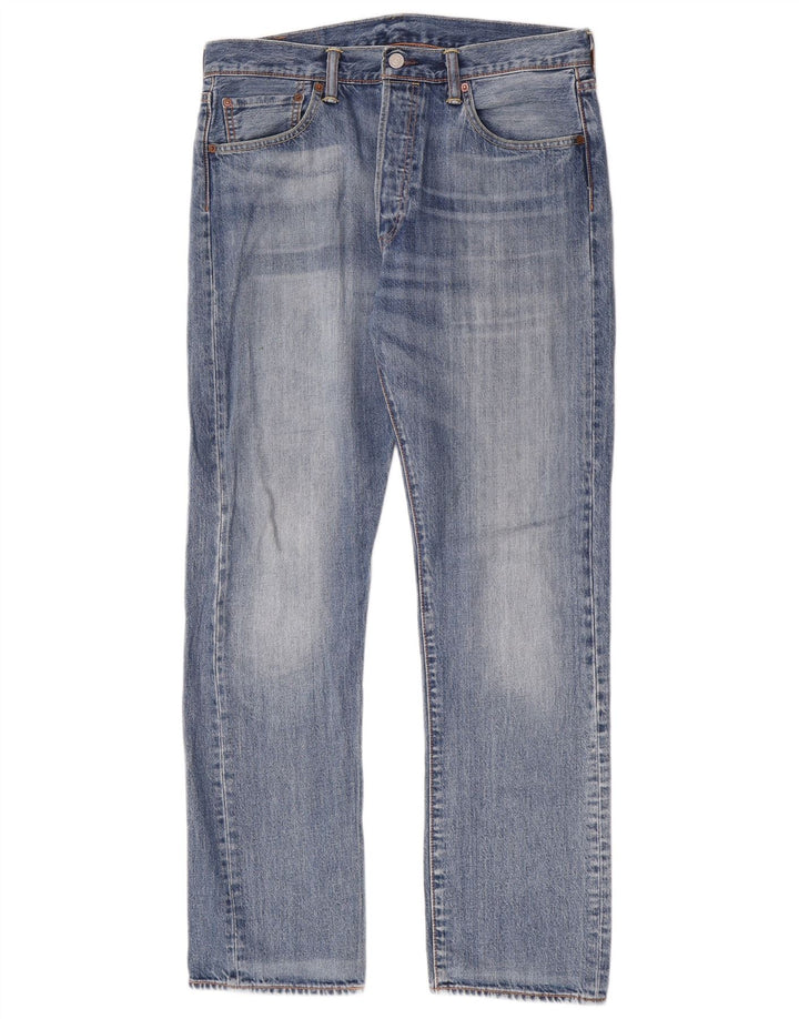 Levi's Jean Droit 501 Homme Bleu W34 L32 Coton