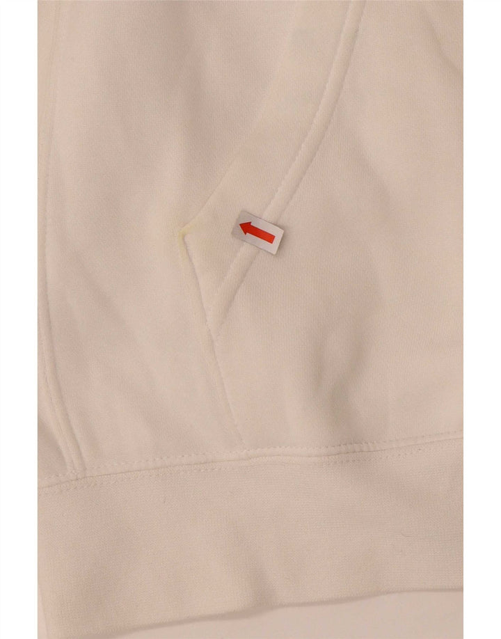 Nike Pull à capuche graphique en coton blanc moyen pour homme