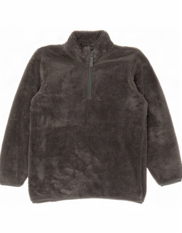 Mountain Warehouse Pull polaire à col zippé pour femme UK 18 XL Gris Polyester