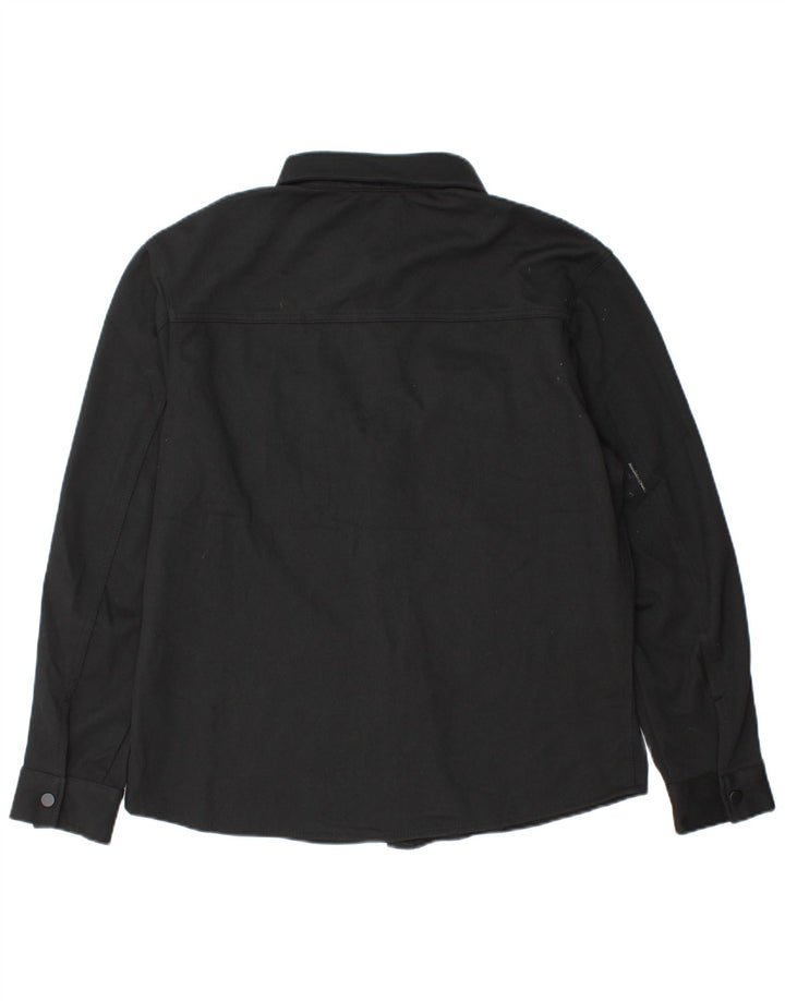 Zara Homme Surchemise Chemise Large Noir Polyester