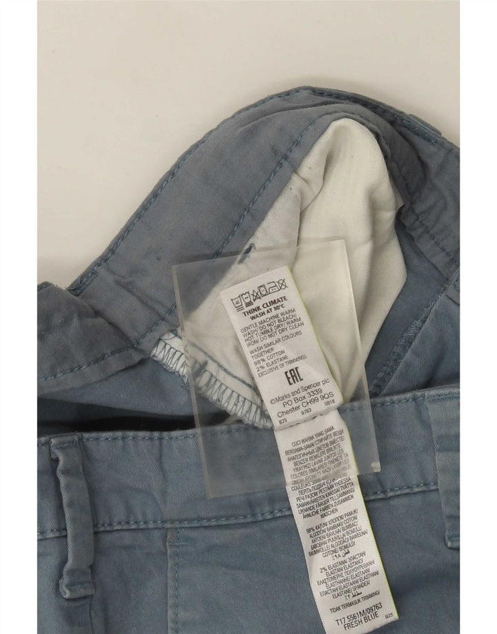 Marks & Spencer Short Chino Homme W36 Grand Bleu Coton