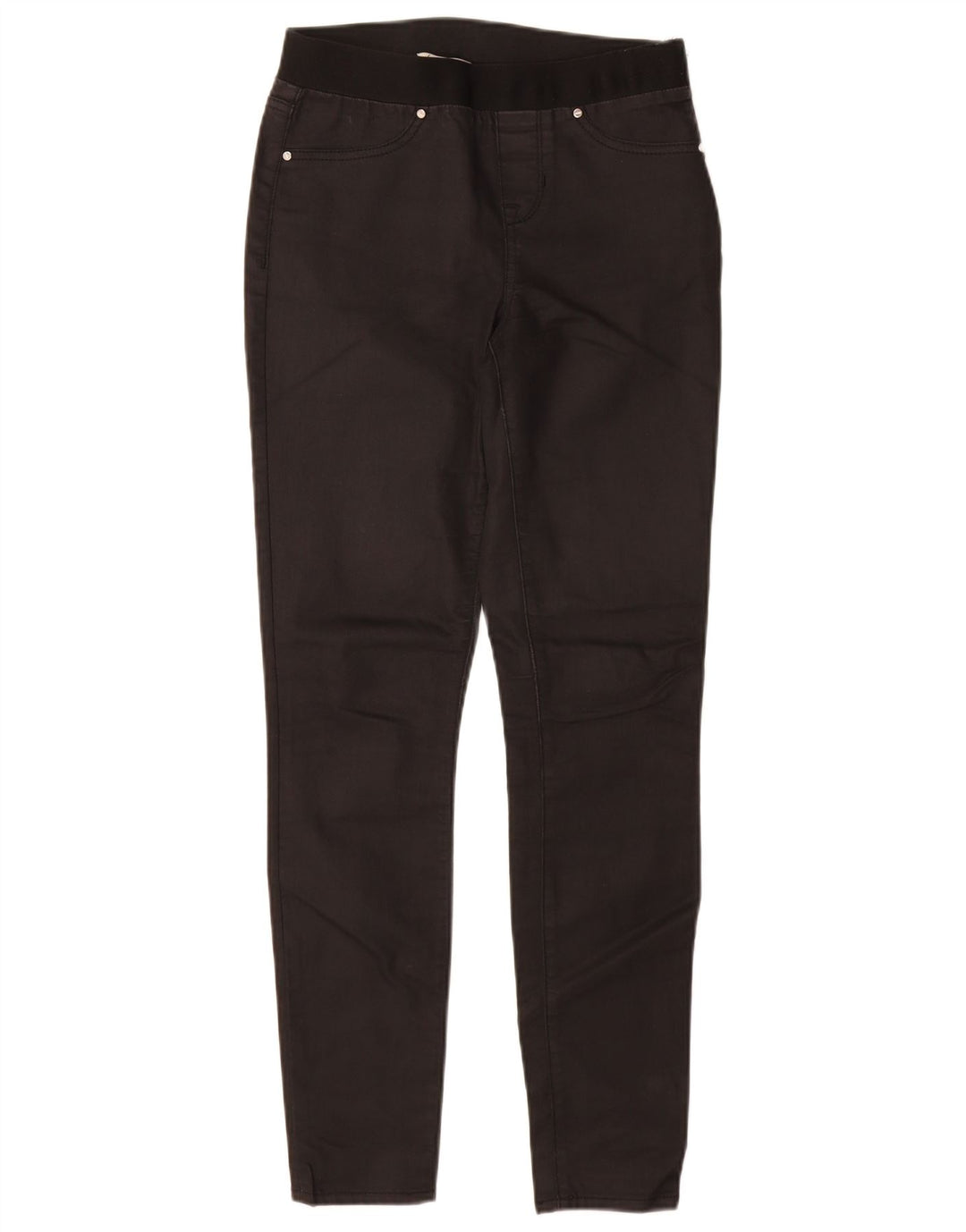 KAREN MILLEN Pantalon Jegging Femme UK 8 Small W26 L29 Noir