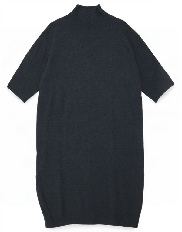 Cos Robe pull surdimensionnée à manches 3/4 pour femme UK 6 XS en laine mouchetée verte