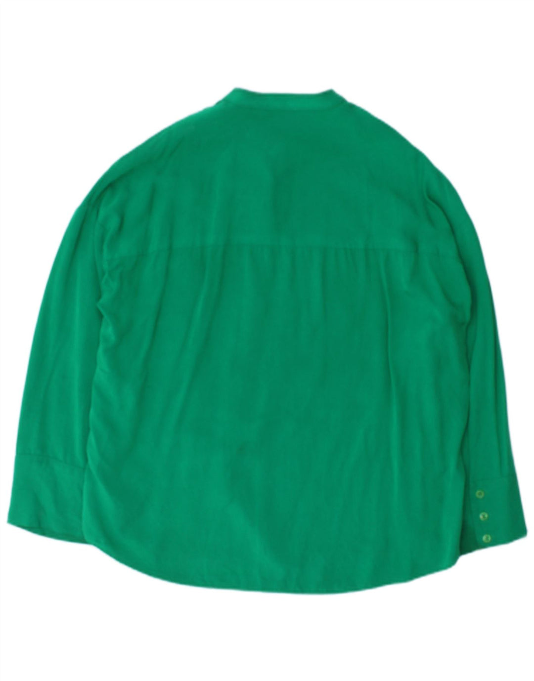 Zara Chemisier surdimensionné pour femme UK 10 Petite viscose verte