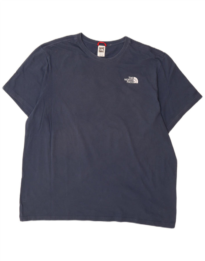 THE NORTH FACE T-Shirt graphique homme haut 2XL bleu marine coton