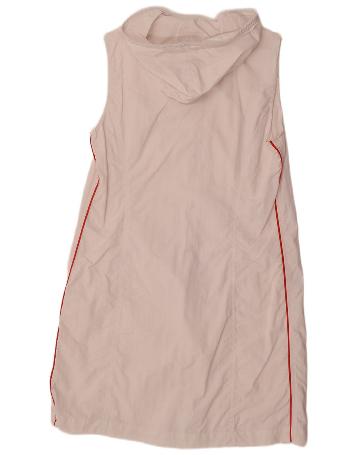 Colmar Femme Imperméable À Capuche Sans Manches IT 46 Grand Blanc Polyamide