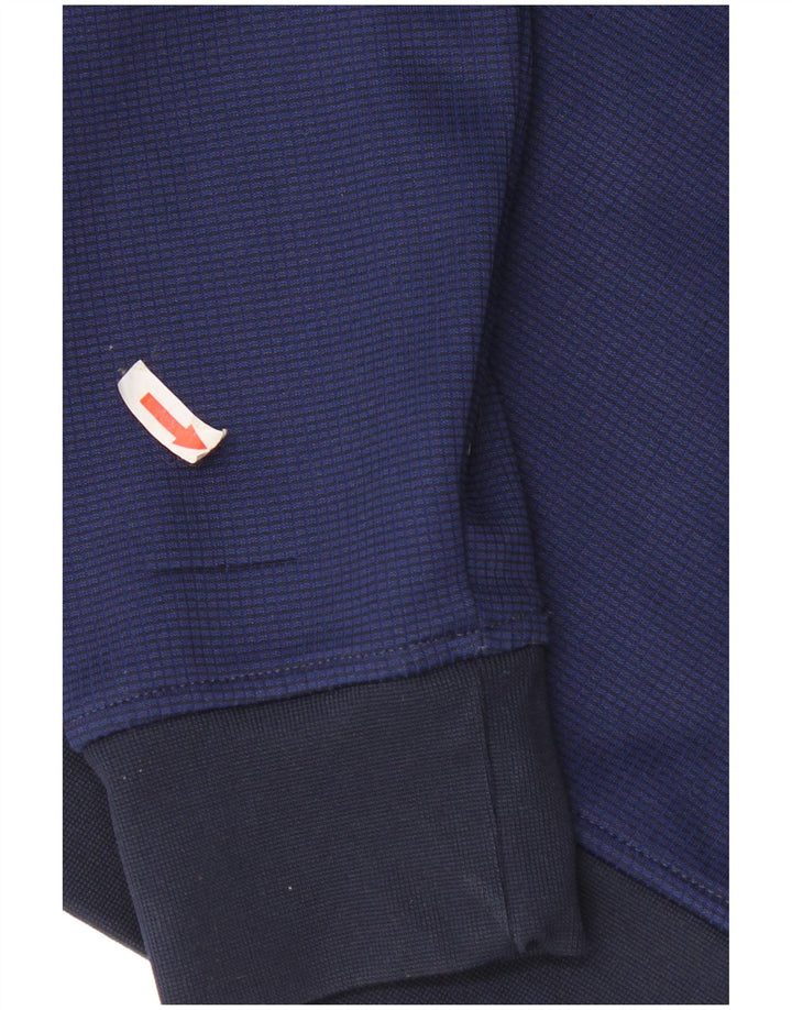Jack & Jones Pull à capuche pour homme Bleu moyen Polyester